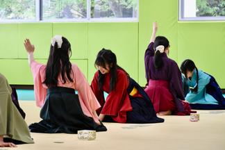 競技かるた部の公開試合