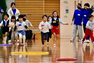 一斉に、よーいドン！