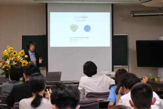 JICAとの窓口となり「PTSD」に関する講演を行った大江美佐里 准教授