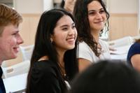 モデスト市の高校生が久留米大学で日本語授業に参加しました