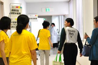 会場となった看護学科・医療検査学科2号館