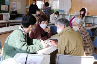 休憩時間にも質問に対応