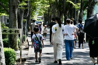 キャンパスツアーの様子
