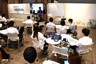 行實准教授による本日のイベント概要説明