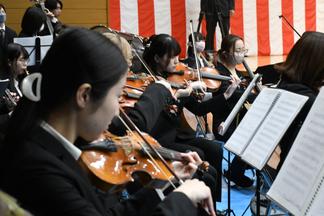 のだめ弦合奏団、吹奏楽部、医学部管弦楽部の生演奏