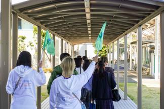 学生企画のキャンパスツアー