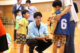 学生も楽しくサポートしました