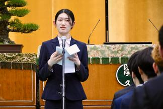 江原沙織さん(文学部4年)