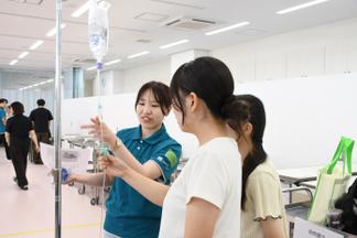 点滴に挑戦
