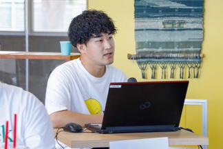 自身の就活体験を話す４年生