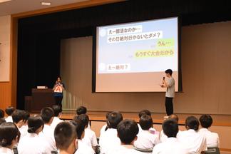デートDVをテーマにしたロールプレイ
