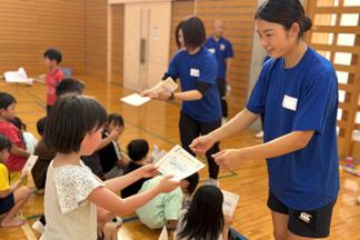 最後に記録証を手渡ししました