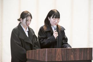 江原 実乃梨さん(写真左)、前田 杏実さん(写真右)