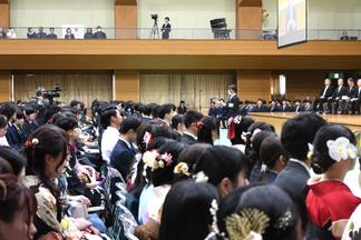 在学生総代送辞