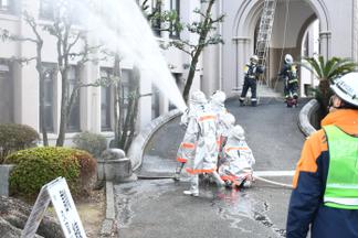文化財防ぎょ訓練