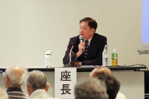 座長を務めた内科学講座消化器内科部門 鳥村拓司教授