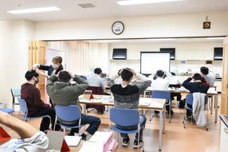 ヘッドマッサージも好評でした