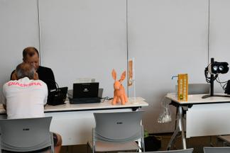 体験コーナーの様子