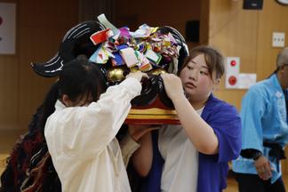 高良山同志会「獅子舞体験」
