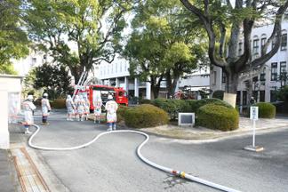 文化財防ぎょ訓練