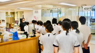 久留米大学病院で高校生がふれあい看護体験 