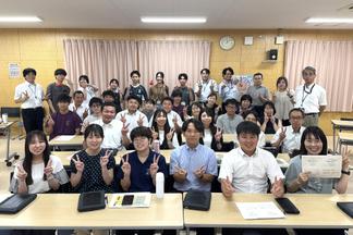 第1日目の研修（西陵小学校の先生方）