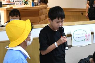 翌日に退院した男の子