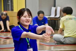 最後はストレッチ