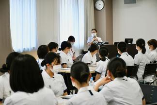 1日の振り返りの様子