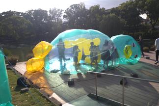 お昼寝カッパの中にも入れます（土日限定）