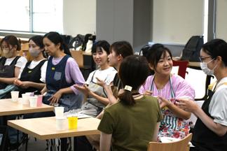 最後には試食しました