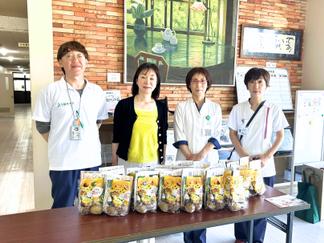 青峰地区の会場にて
