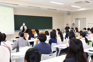 模擬授業は多くの参加者が体験されました