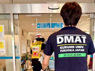 医療搬送支援にあたるDMAT隊員