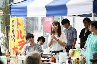 露店の様子