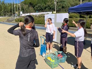 南関中学校の生徒もイベントを支援