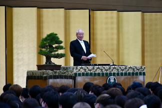 横倉同窓会長祝辞