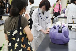 手洗い実習