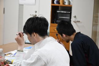 自分で眉を整えました