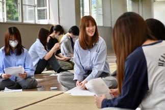10人前後のグループに分かれてゲームを行いました