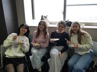 すっかり打ち解けています