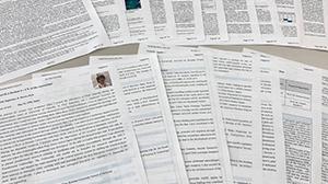 応募書類(一部)