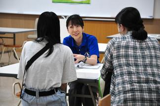 個別相談会の様子