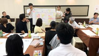 筑後市のまちづくりワークショップに学生が参加