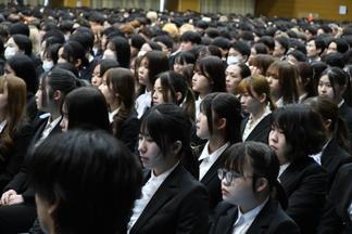5年ぶりに全学部合同での挙行
