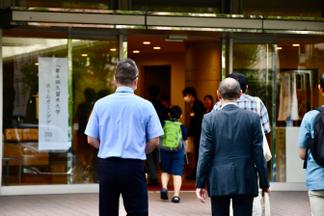 会場となった旭町キャンパス筑水会館