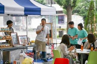 露店の様子