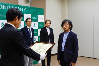 感謝状贈呈式の様子