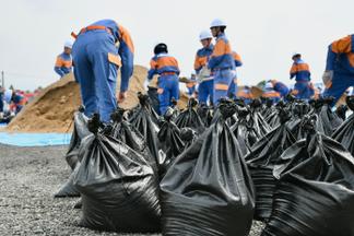 作られた土のう